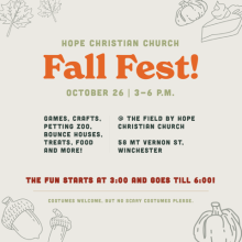 Fall Fest flier