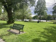 Elliott Park looking south towards the Pond